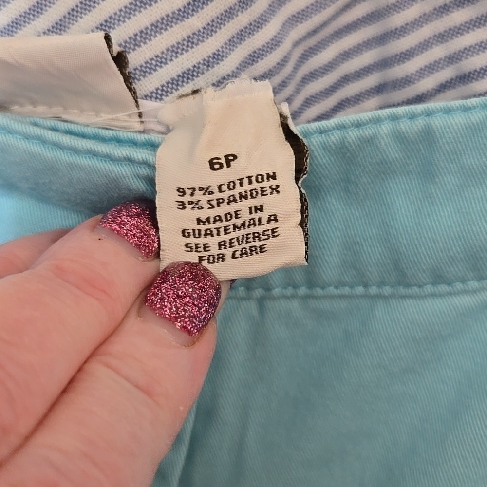 Womens Light Blue Capri Pants 6P Kim Rogers PETITE SEE PICS - Picture 3 of 6